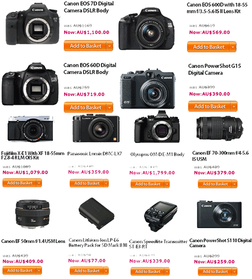 New Year Camera Specials - Sony, Canon, Nikon, Sigma, Fuji